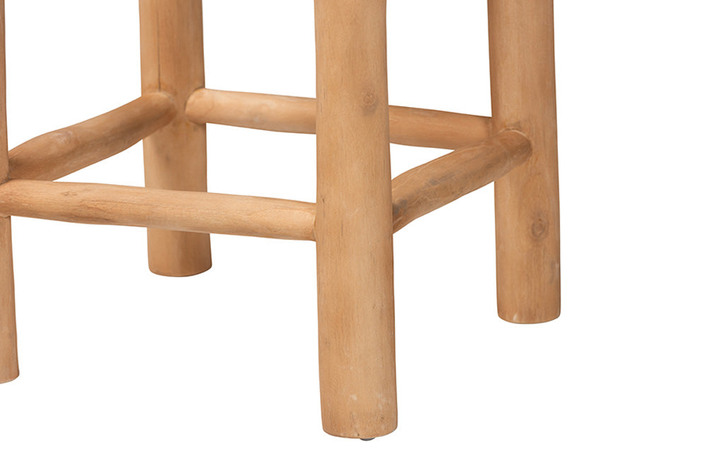 bali & pari - Rivera Bar Stool - BGL-01-Goat Leather-BS view 4