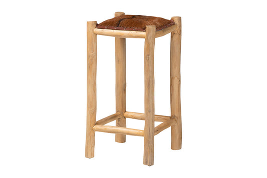 bali & pari - Rivera Counter Stool - CGL-01-Goat Leather-CS view 1