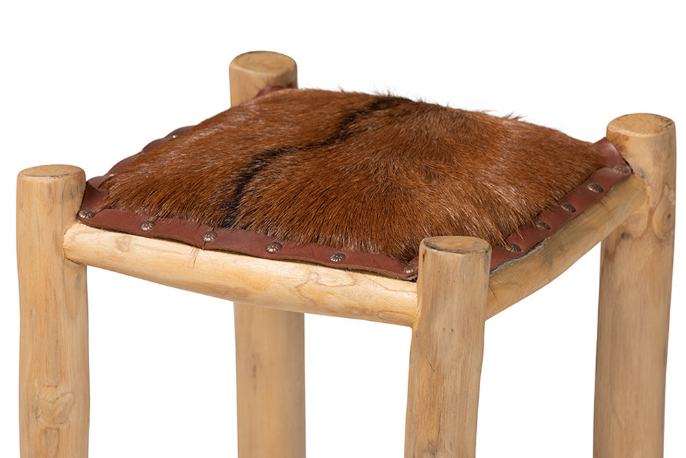bali & pari - Rivera Counter Stool - CGL-01-Goat Leather-CS view 3