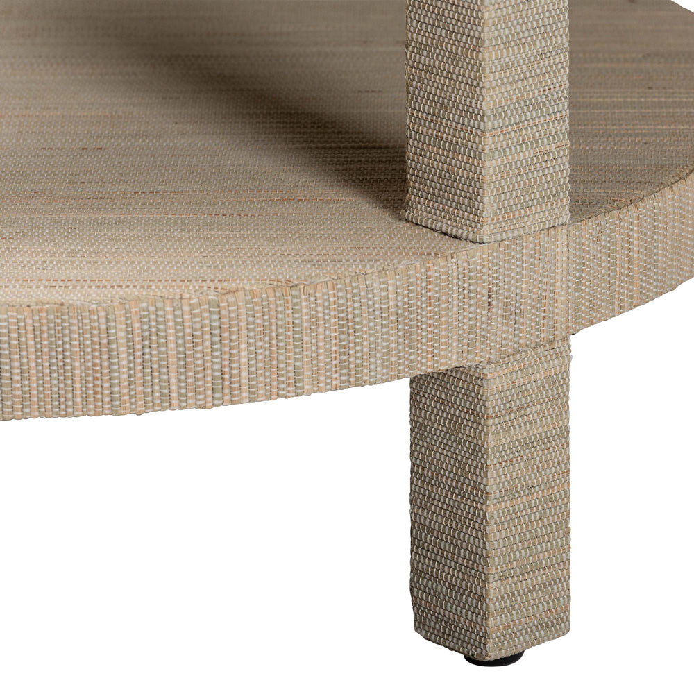 bali & pari - Rocco End Table in Natural - Rocco-Natural Woven Grasscloth-ET view 3