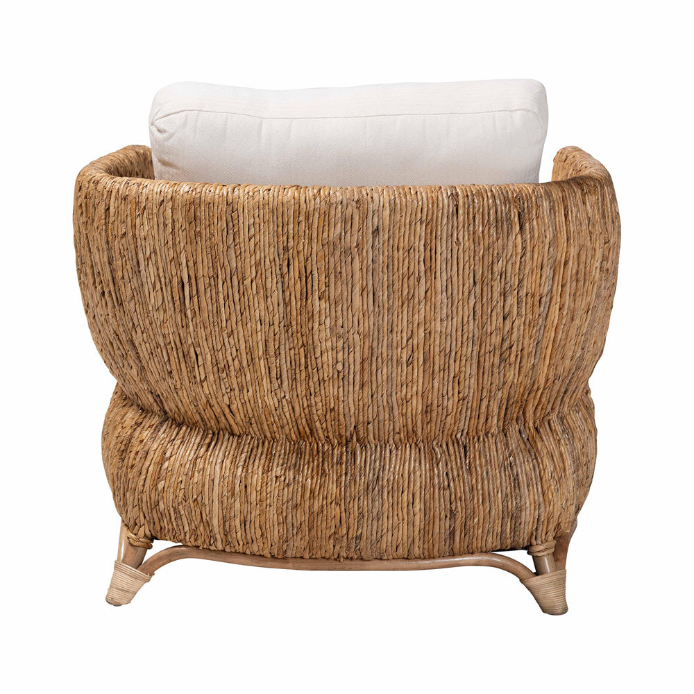 bali & pari  - Roma Chair in Natural Brown/Brown - Roma-Rattan/Banana Weave-Cushion-AC view 4