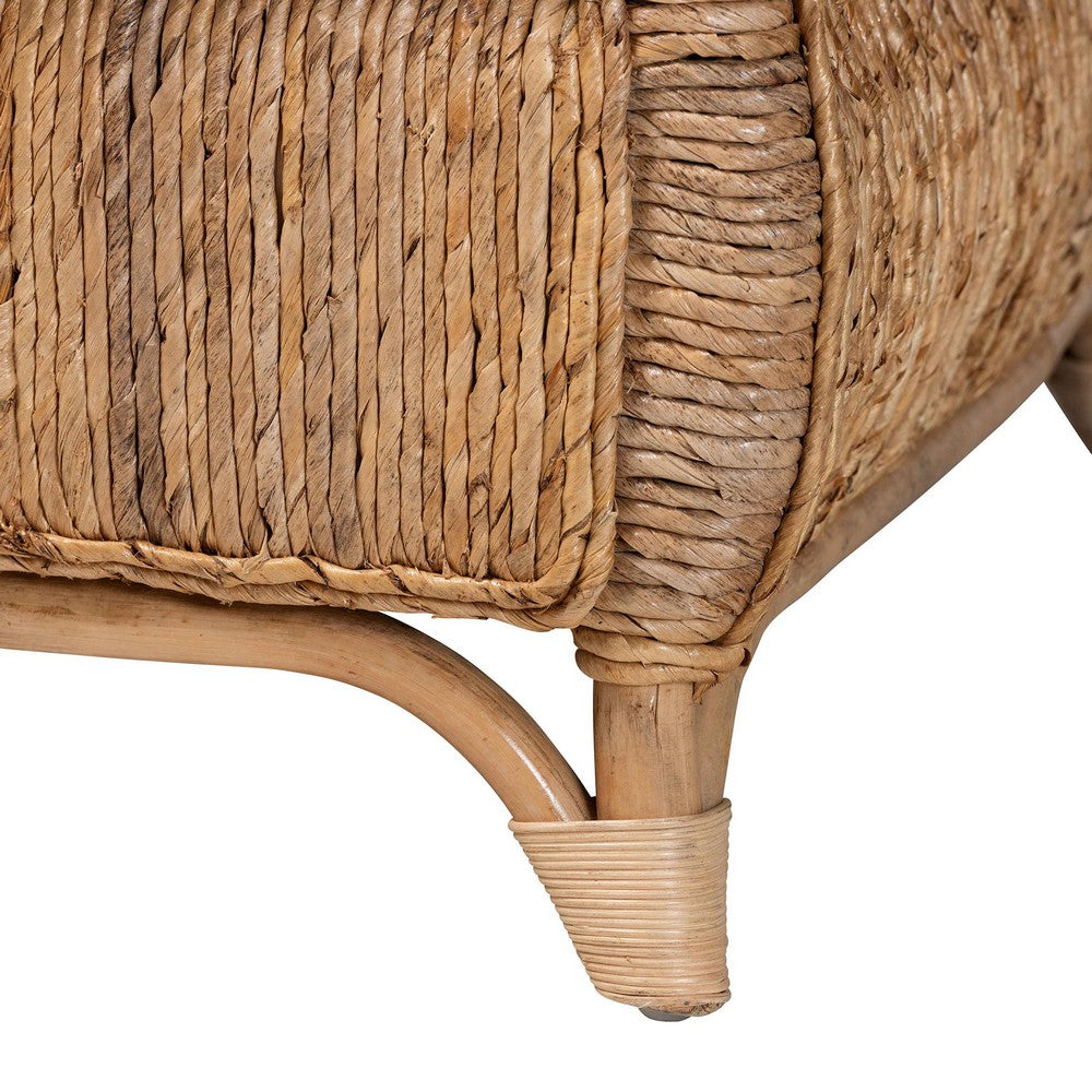 bali & pari  - Roma Chair in Natural Brown/Brown - Roma-Rattan/Banana Weave-Cushion-AC view 6