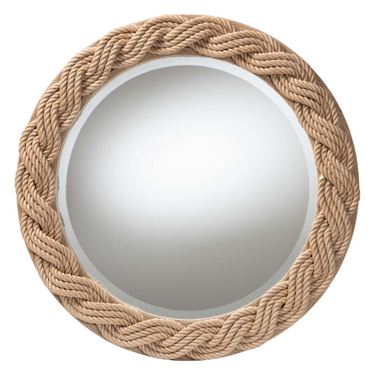 bali & pari - Romana Mirror in Natural Brown - F247-FT4-Mirror view 1