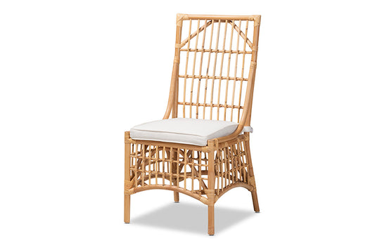 bali & pari - Rose Dining Chair - Rose-Rattan-DC No Arm view 1