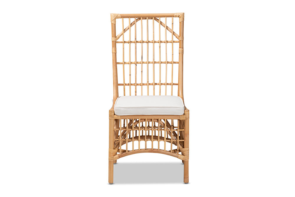 bali & pari - Rose Dining Chair - Rose-Rattan-DC No Arm view 2