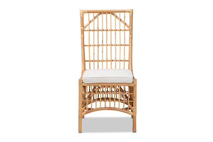 bali & pari - Rose Dining Chair - Rose-Rattan-DC No Arm view 2