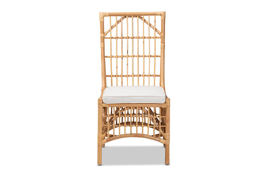 bali & pari - Rose Dining Chair - Rose-Rattan-DC No Arm view 2