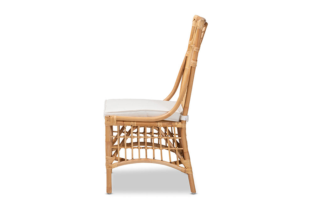 bali & pari - Rose Dining Chair - Rose-Rattan-DC No Arm view 3
