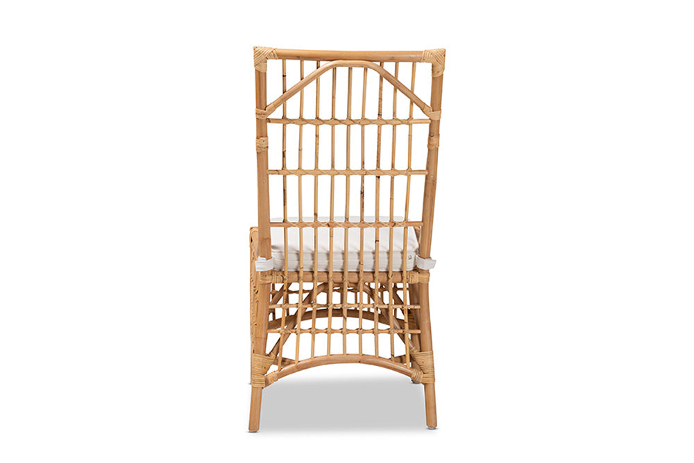 bali & pari - Rose Dining Chair - Rose-Rattan-DC No Arm view 4