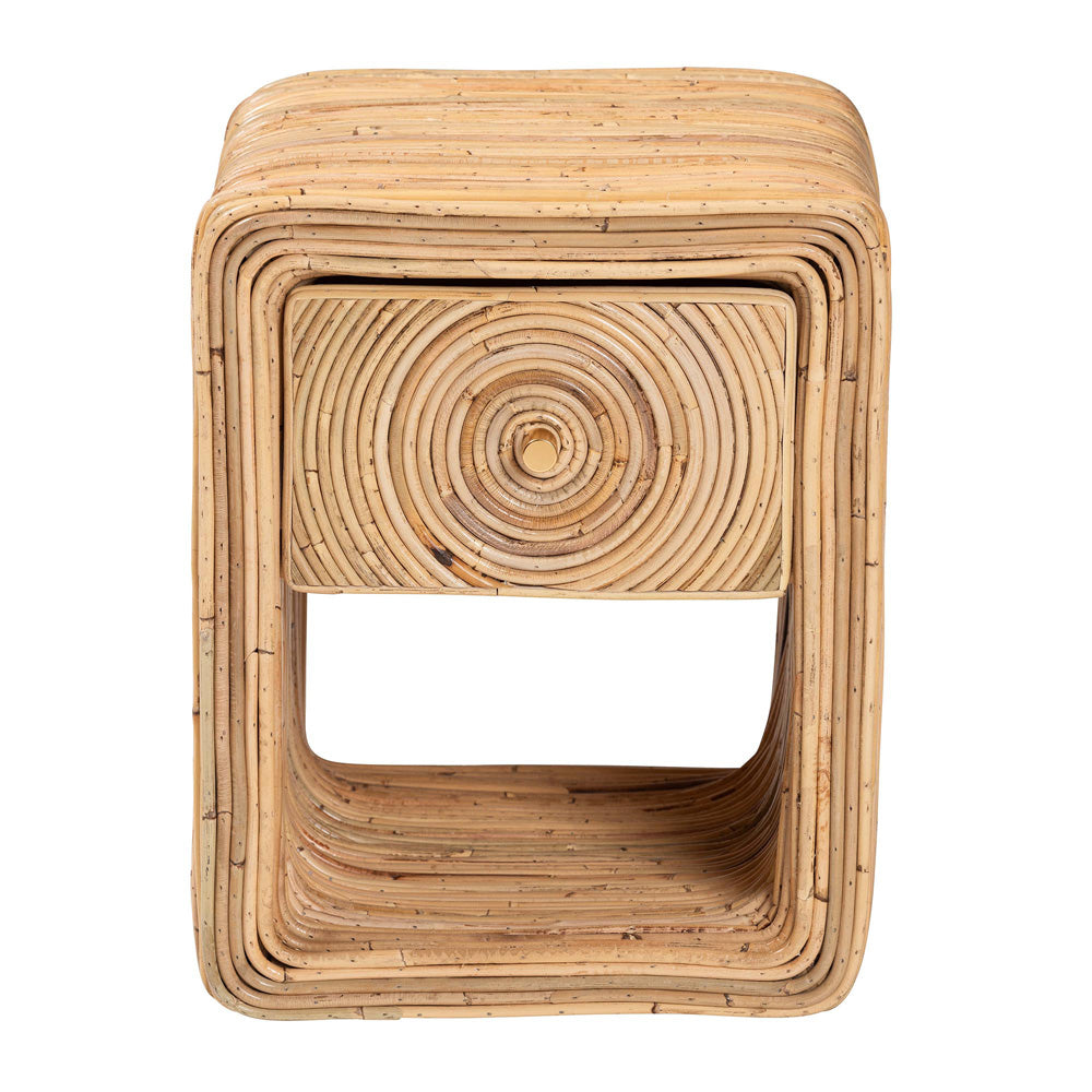 bali & pari - Rosina Nightstand in Natural - WS057-Natural Rattan-NS view 3