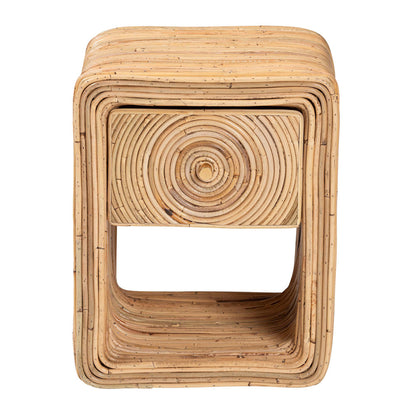 bali & pari - Rosina Nightstand in Natural - WS057-Natural Rattan-NS view 3