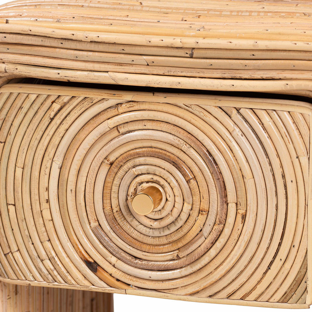 bali & pari - Rosina Nightstand in Natural - WS057-Natural Rattan-NS view 5