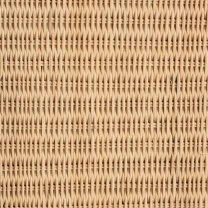 bali & pari - Rotem Ottoman in Natural Brown - Rotem-Large-Natural/Rattan-Cushion-Ottoman view 5