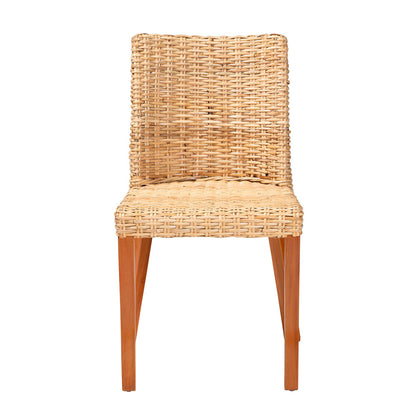 bali & pari - Rowen Dining Chair in Light Honey/Honey - MD-38034/Nope-Natural-DC view 2