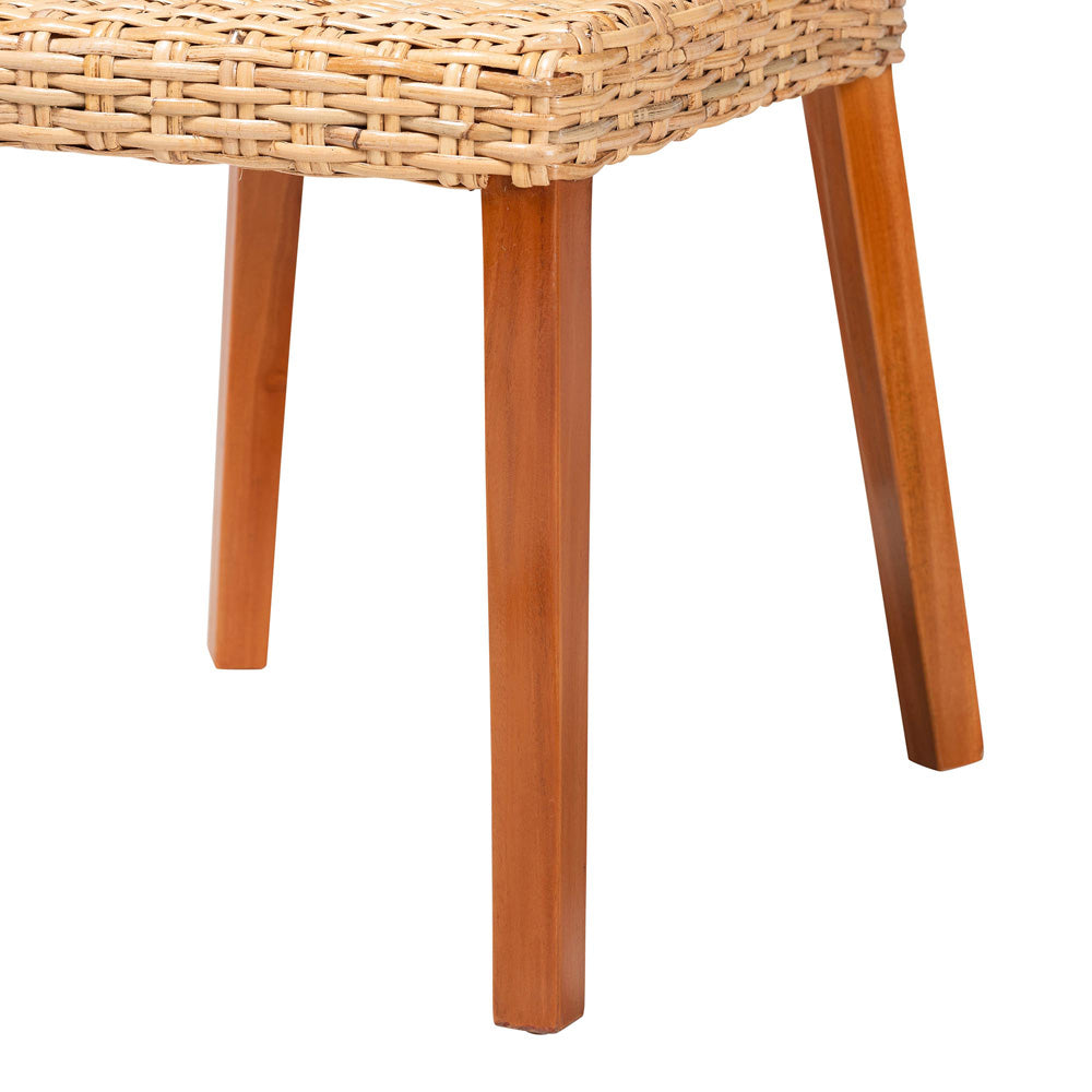 bali & pari - Rowen Dining Chair in Light Honey/Honey - MD-38034/Nope-Natural-DC view 6