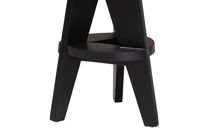 bali & pari - Roy Counter Stool - Roy-Black Wooden-CS view 5