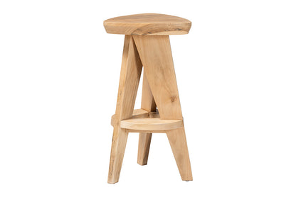 bali & pari - Roy Counter Stool - Roy-Natural Wooden-CS view 3