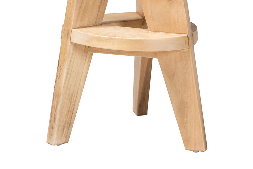 bali & pari - Roy Counter Stool - Roy-Natural Wooden-CS view 5