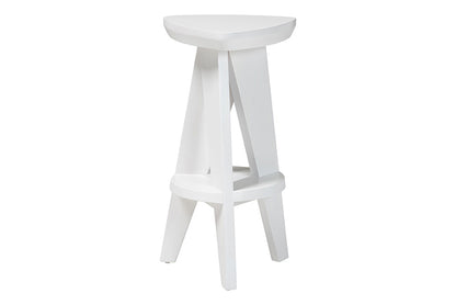 bali & pari - Roy Counter Stool - Roy-White Wooden-CS view 4