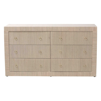 bali & pari  - Sage Dresser in Beige - Sage-6 Drawer-Beige-Dresser view 3