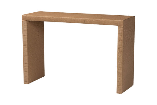 bali & pari - Salve Console Table - Salve-Natural Banana-Console Table view 1