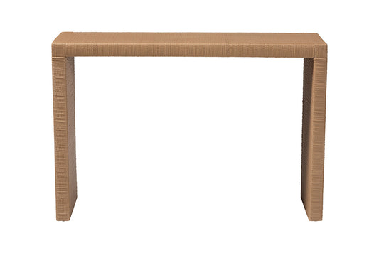 bali & pari - Salve Console Table - Salve-Natural Banana-Console Table view 2