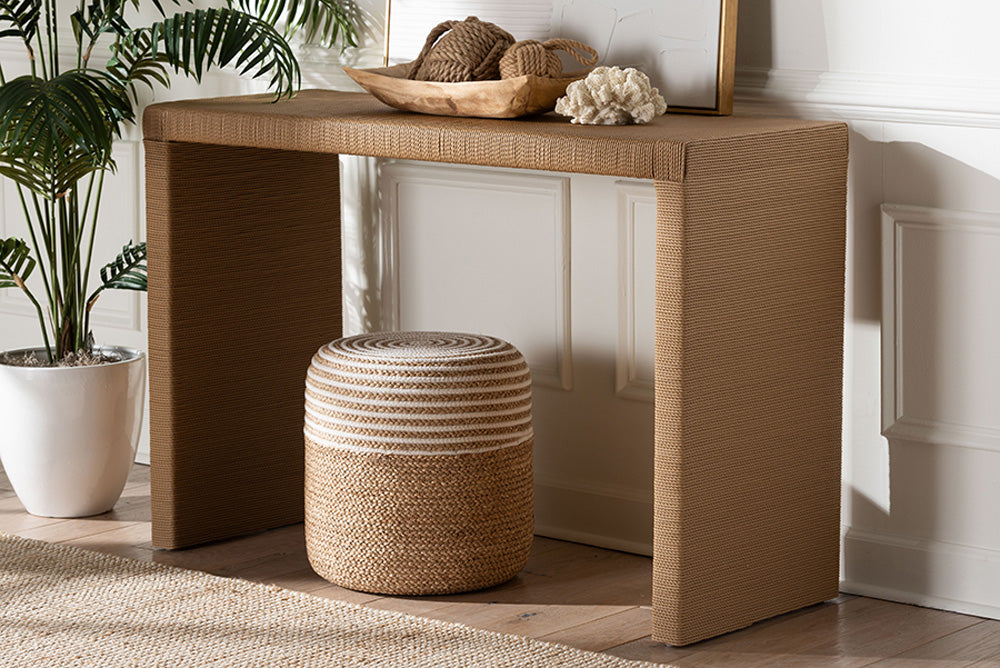 bali & pari - Salve Console Table - Salve-Natural Banana-Console Table view 5
