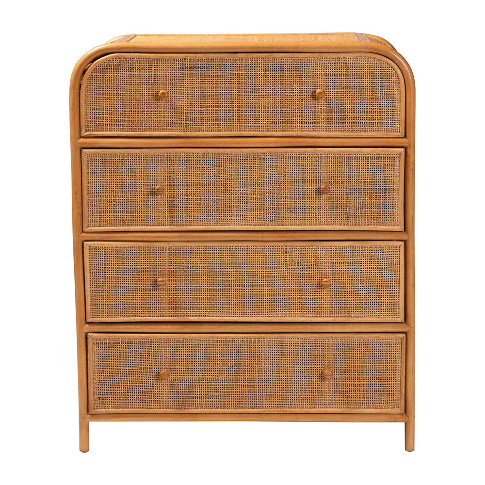 bali & pari - Sampit Storage Cabinet in Light Honey - SAMPIT-Light Honey Rattan-Cabinet view 3