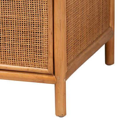 bali & pari - Sampit Storage Cabinet in Light Honey - SAMPIT-Light Honey Rattan-Cabinet view 6