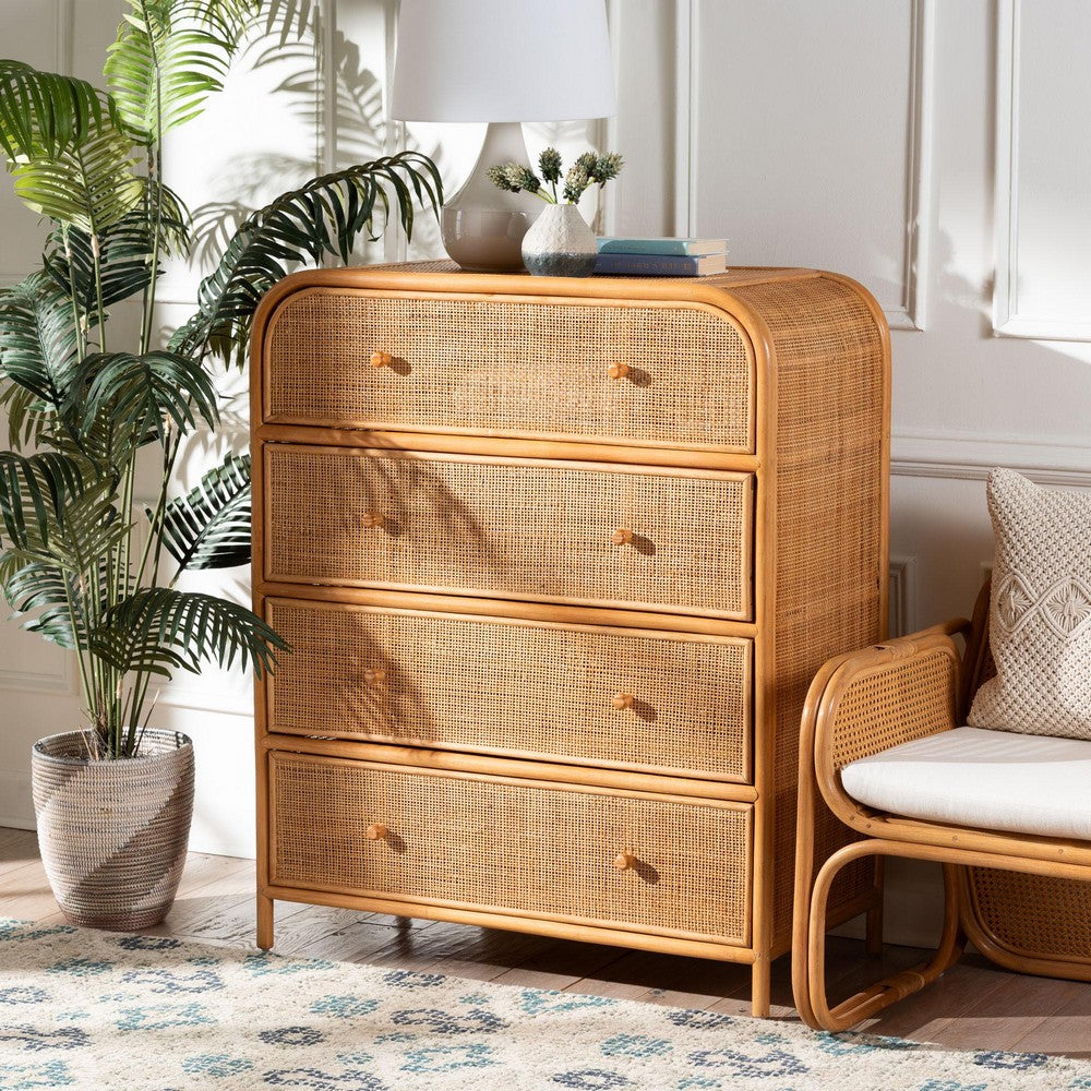 bali & pari - Sampit Storage Cabinet in Light Honey - SAMPIT-Light Honey Rattan-Cabinet view 8