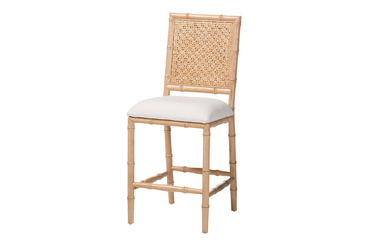 bali & pari - Sandy Counter Stool - Sandy-Natural Wooden-CS view 1