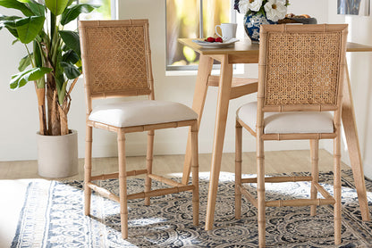 bali & pari - Sandy Counter Stool - Sandy-Natural Wooden-CS view 2