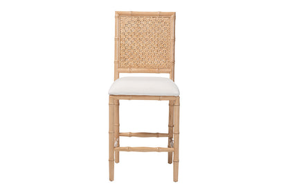 bali & pari - Sandy Counter Stool - Sandy-Natural Wooden-CS view 3