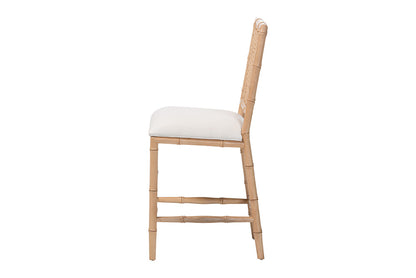 bali & pari - Sandy Counter Stool - Sandy-Natural Wooden-CS view 4