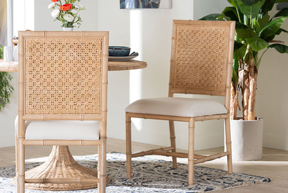 bali & pari - Sandy Dining Chair - Sandy-Natural Wooden-DC view 2