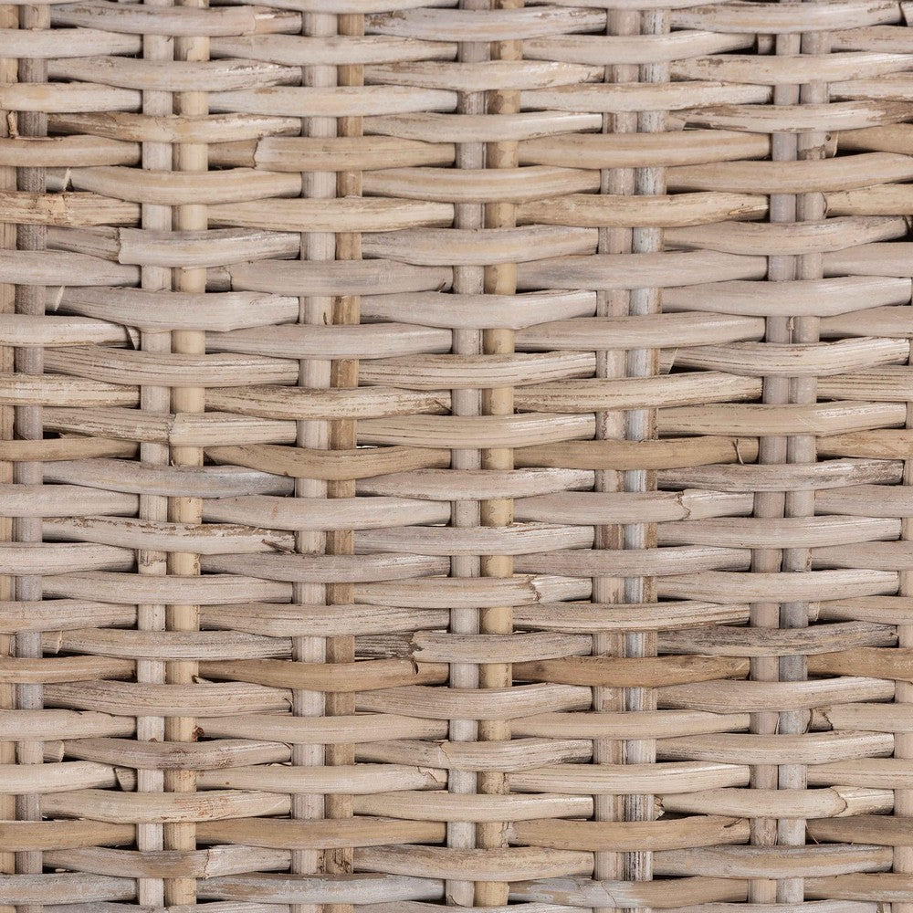 bali & pari - Santiago Dining Chair in Kubu Grey/Rustic Taupe - MD-29540-Grey Natural-DC view 7