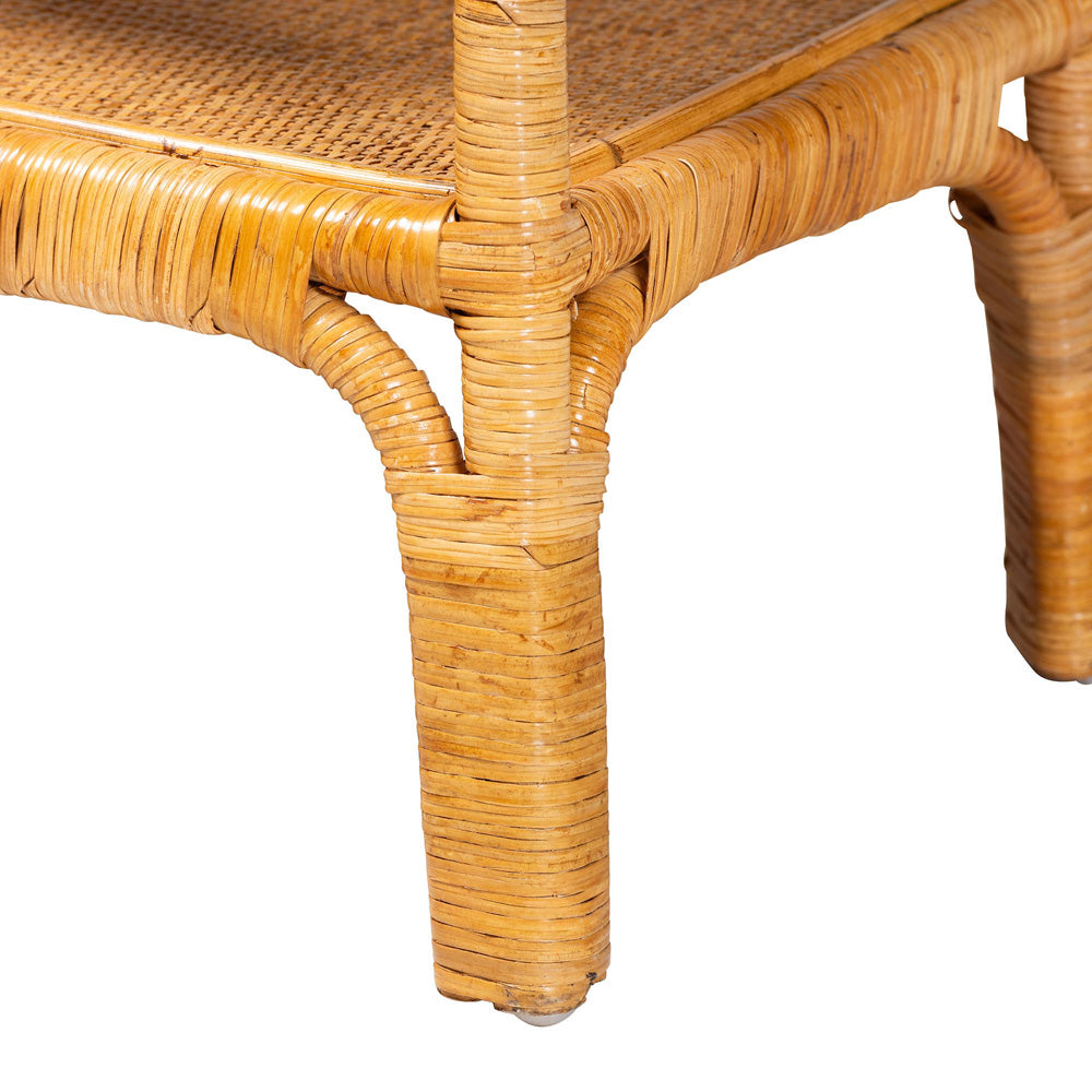 bali & pari - Savitri Console Table in Light honey - DCWH1004-Light Honey Rattan-Lucia Console Table view 5