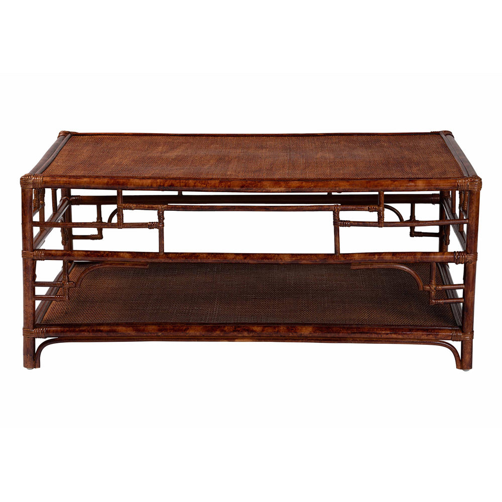 bali & pari - Sebalio Coffee Table in Marbled Tortoise Brown - WS142-Sebalio-Tortoise-Coffee Table view 2
