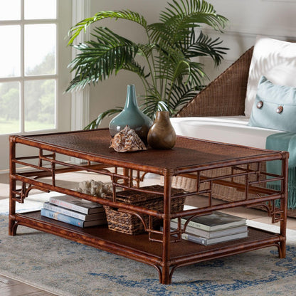 bali & pari - Sebalio Coffee Table in Marbled Tortoise Brown - WS142-Sebalio-Tortoise-Coffee Table view 7
