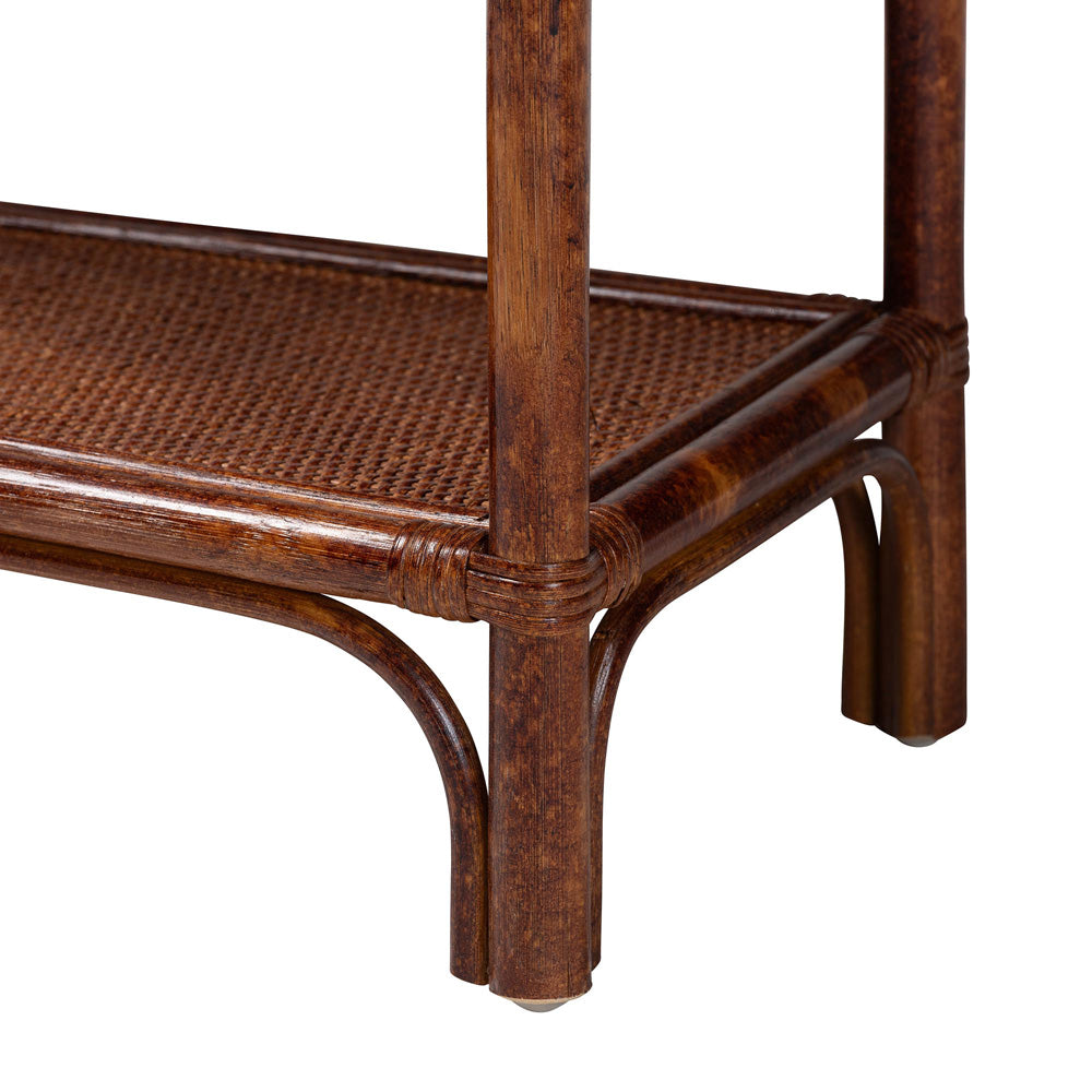 bali & pari - Sebalio Console Table in Marbled Tortoise Brown - WS143-Sebalio-Tortoise-Console Table view 5