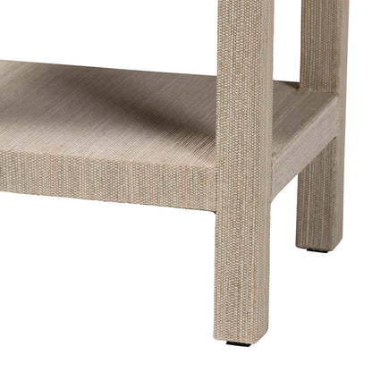 bali & pari  - Sebastian End Table in Beige - Sebastian 2 Tier-Beige-End Table view 5