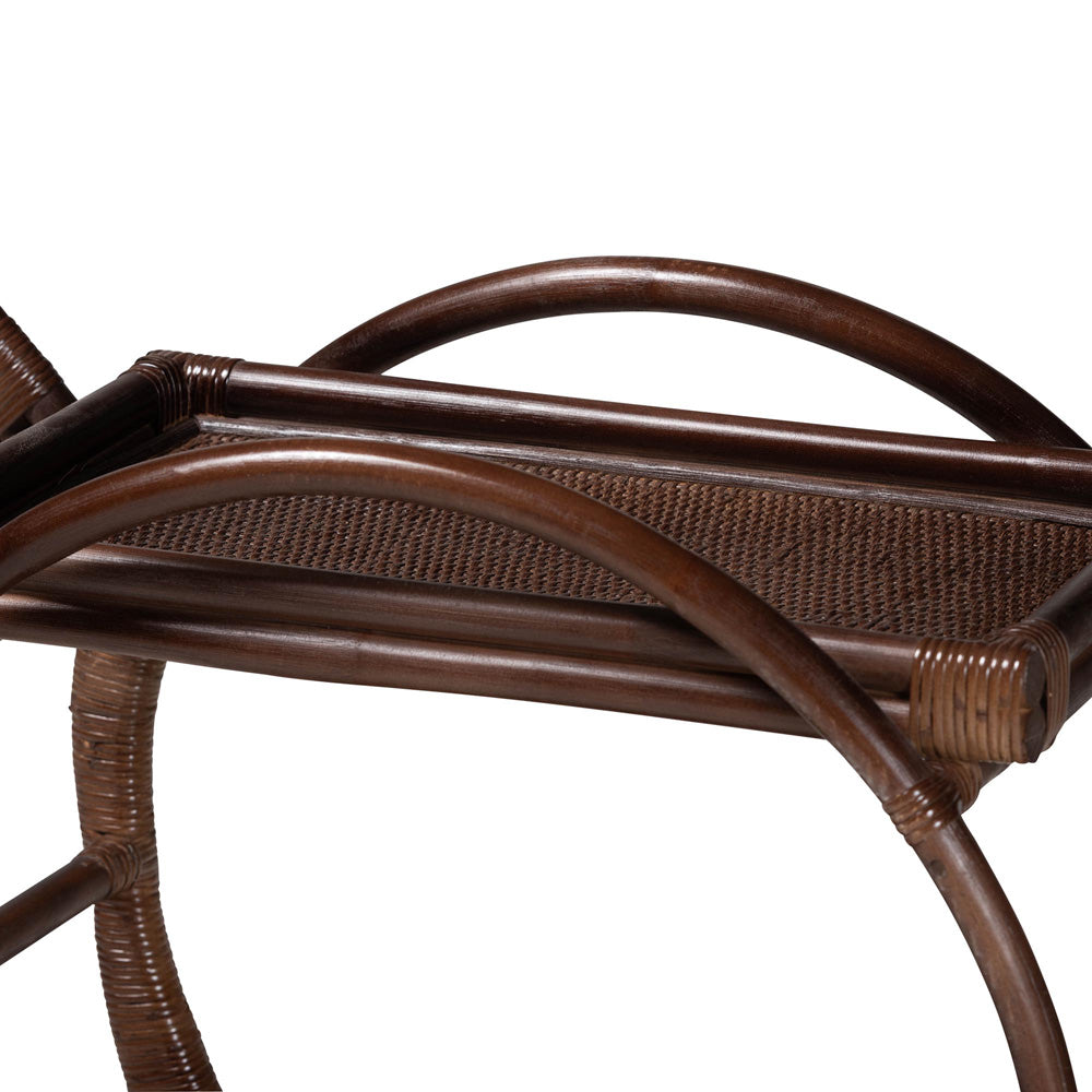bali & pari - SelahCart in Coffee Bean - WS233-Coffee Bean/Rattan-Cart view 4