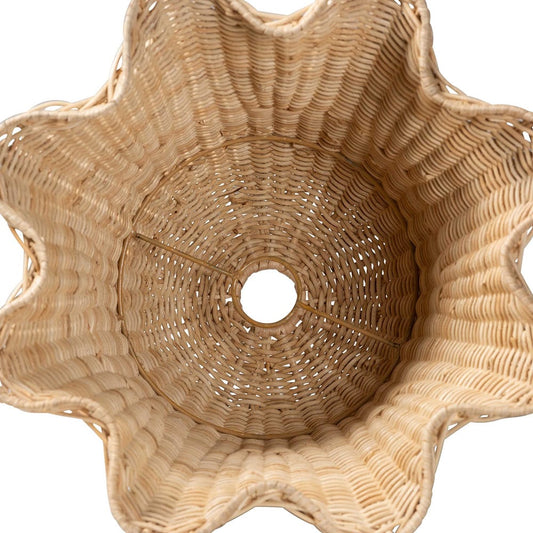 bali & pari - Semira Lampshade in Natural  - S24-L03-Natural Rattan-Lampshade view 2