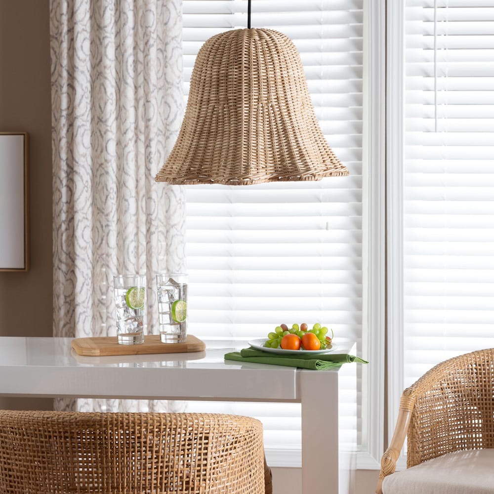 bali & pari - Semira Lampshade in Natural  - S24-L03-Natural Rattan-Lampshade view 4