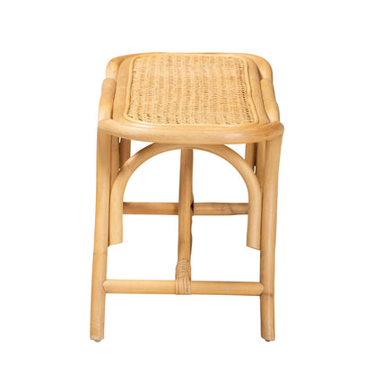 bali & pari - Septa Bench in Natural Brown - Septa-Rattan-Bench view 3