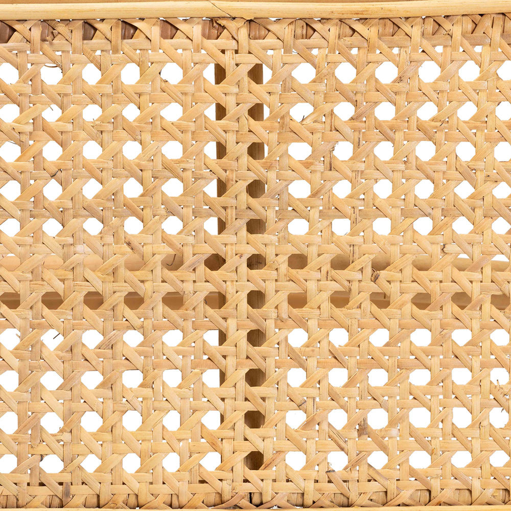 bali & pari - Septa Bench in Natural Brown - Septa-Rattan-Bench view 5
