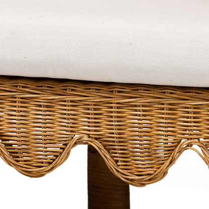 bali & pari - Seranay Dining Bench in Light Honey - Palm Short-Natural Rattan-Long-L Shape Seating view 5