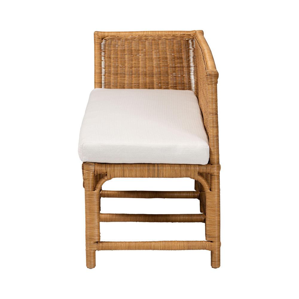 bali & pari - Seranay Dining Set in Light Honey - Palm Short-Natural Rattan-L Shape Seating view 5
