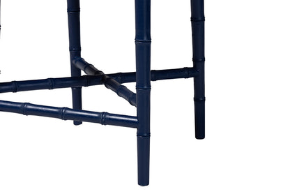 bali & pari - Sergio Counter Stool - Sergio-Navy Wooden-CS view 7