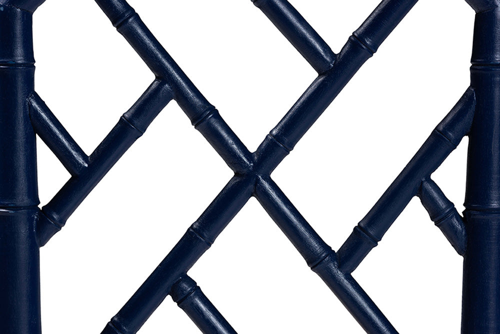 bali & pari - Sergio Counter Stool - Sergio-Navy Wooden-CS view 8